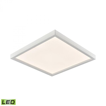 Thomas Ceiling Essentials Titan 13-inch Square Flush Mount in White - Integra CL791634